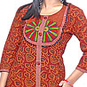 Stylish Batik Effect Kurti