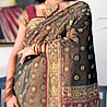 Mehandi Bridal Silk Saree