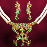 Jagdamba Ruby Pendent Set
