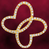 Jagdamba Dual Heart Diamond Pendant
